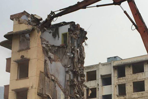 成都建筑物拆除工業(yè)學(xué)院拆除對(duì)面1200平的廠房拆除