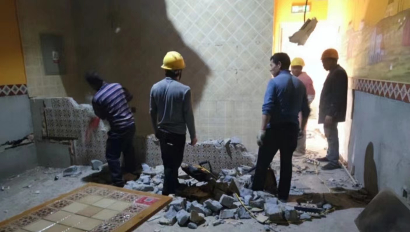 成都餐廳拆除|萬象城披德西餐廳拆除第二天